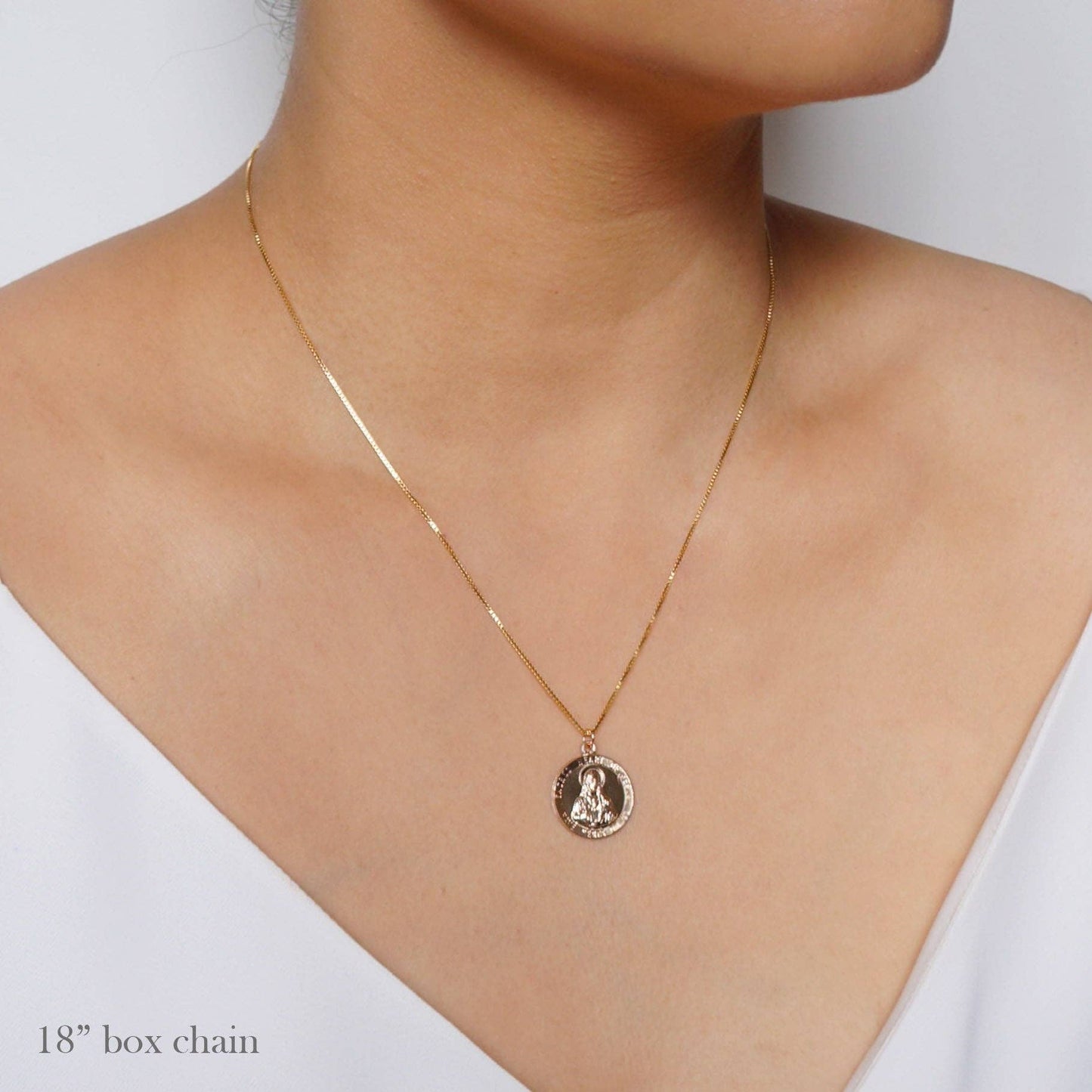 Sacred Heart of Jesus 14K Gold Filled Necklace