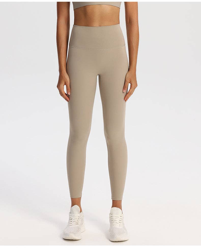 High Waist Pilates Workout Leggings Stretch Active Pants