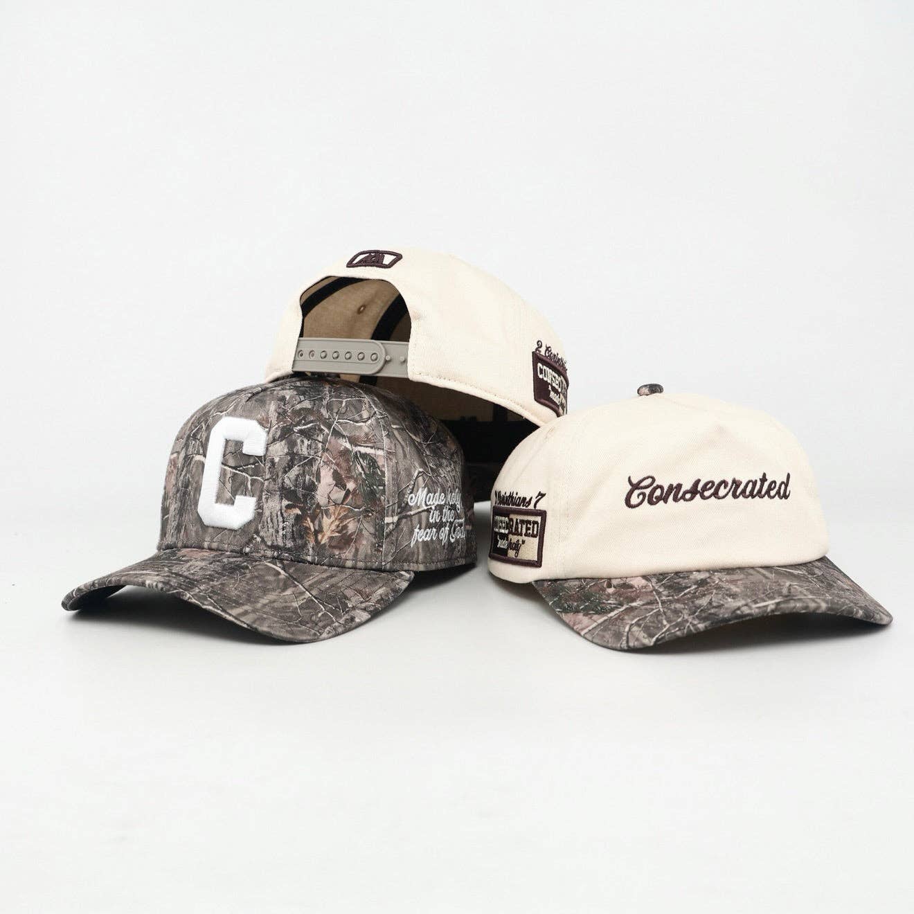 CONSECRATED Premium SnapBack (Structured) - Malta Woodland Camo