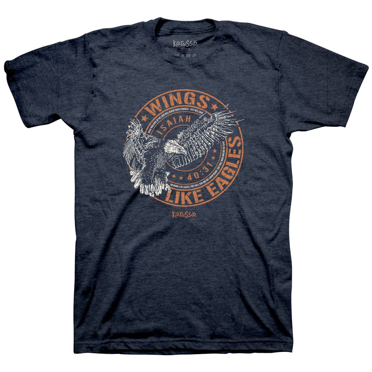 Wings Like Eagles Crest Tee