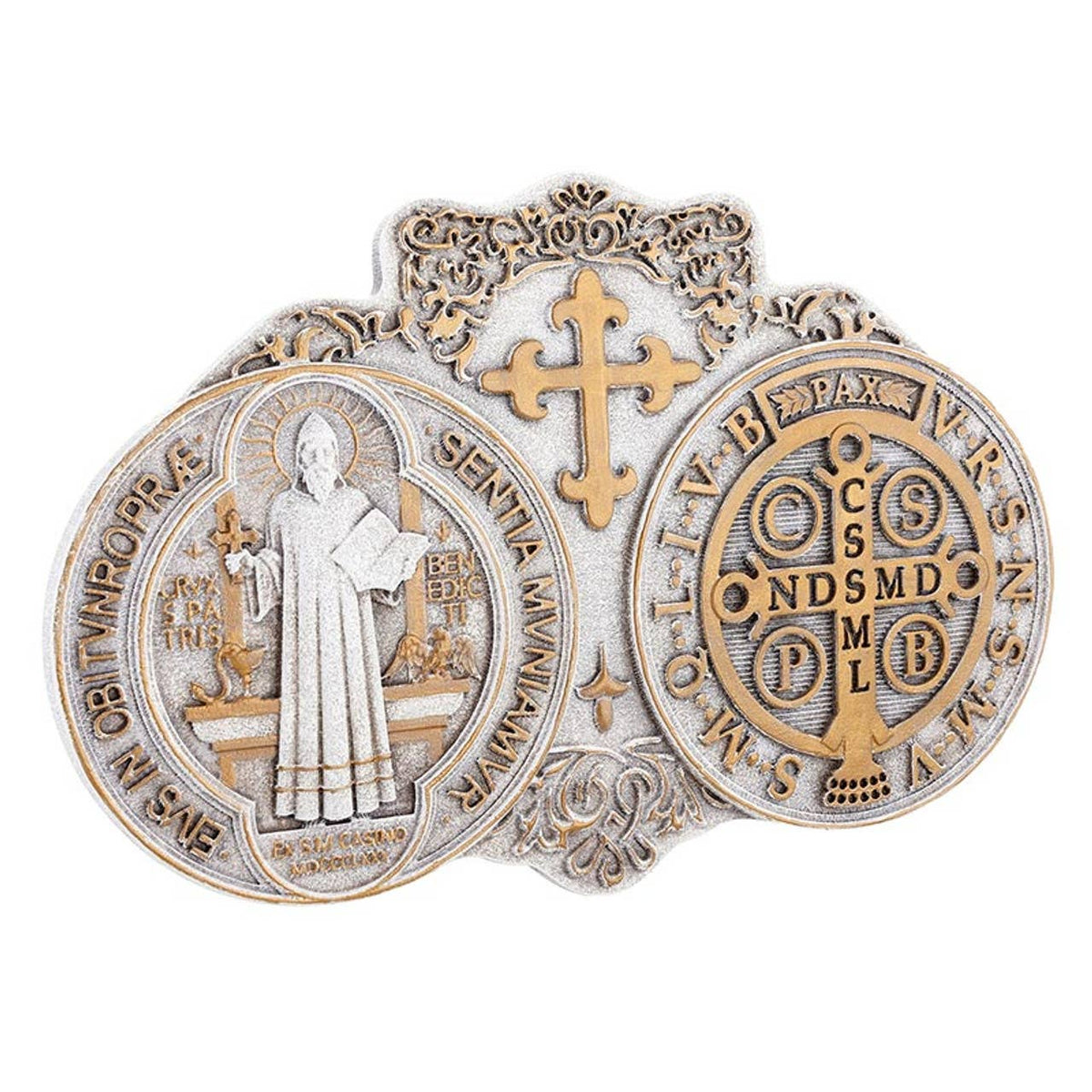 Saint Benedict Medal Plaque