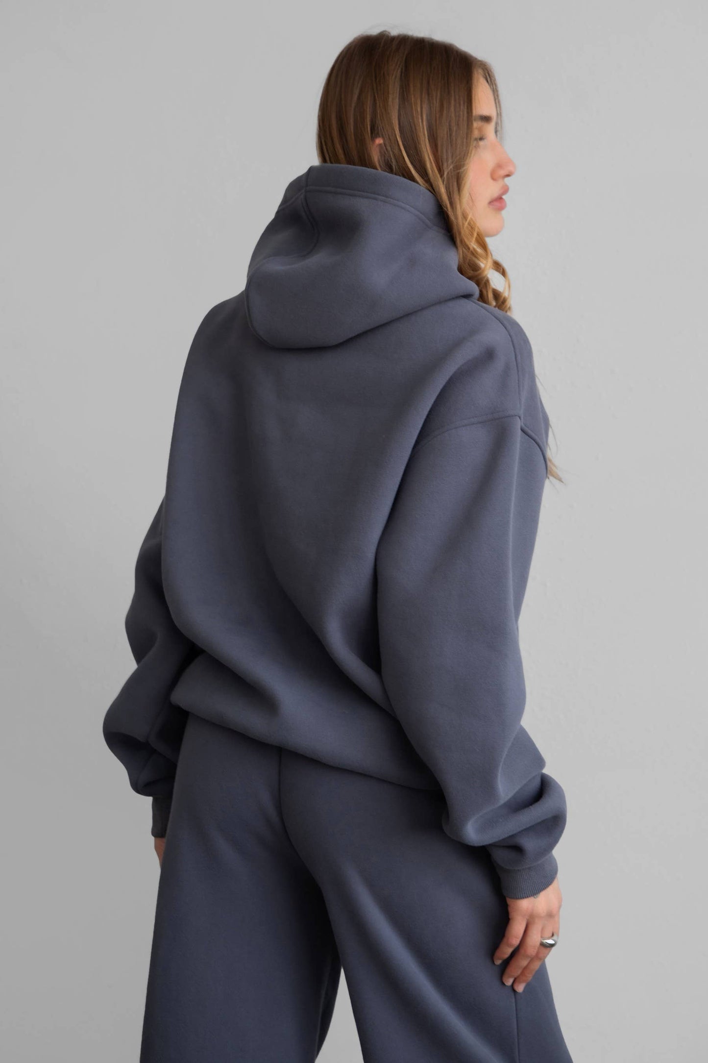 DAMI Cloud Fleece Classic Oversized Hoodie Kangaroo Pocket