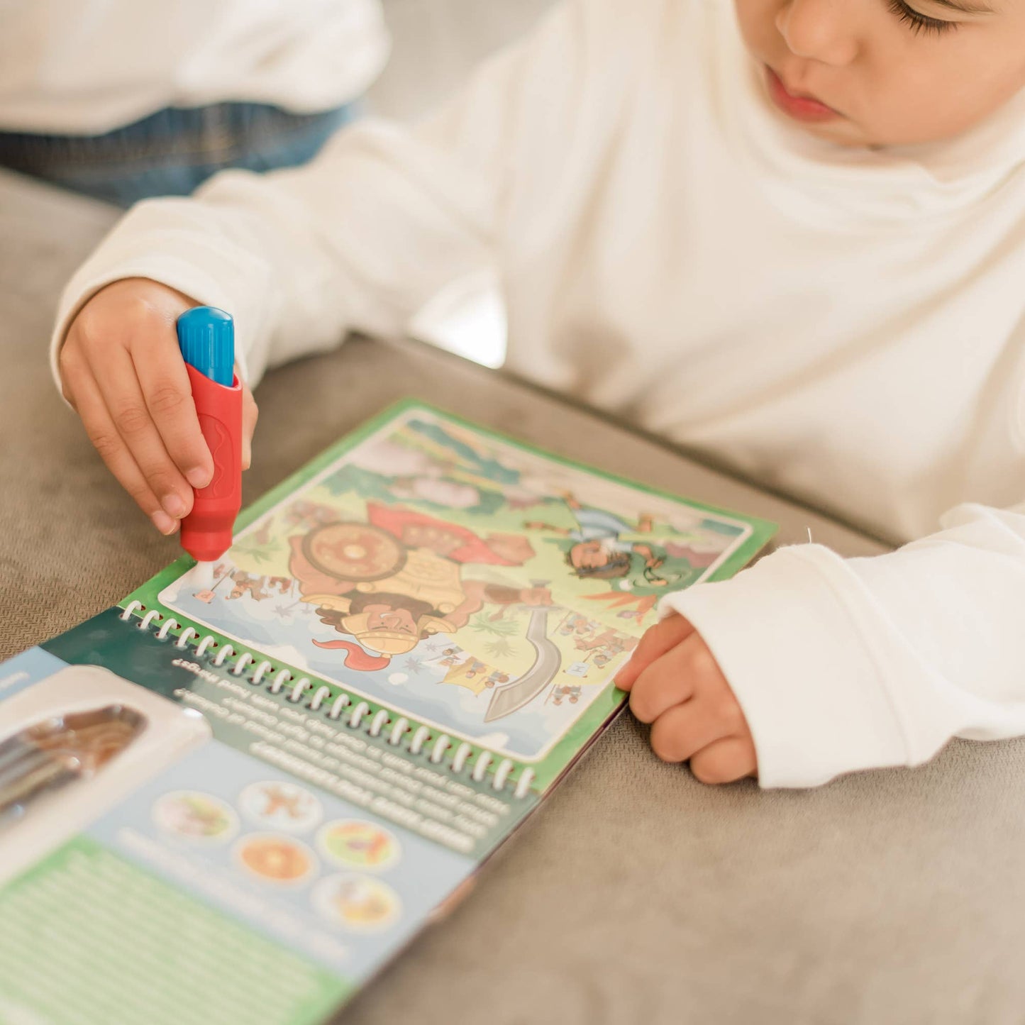 Old Testament #2 Aqua Brush Activity Book, Reusable Travel Activity