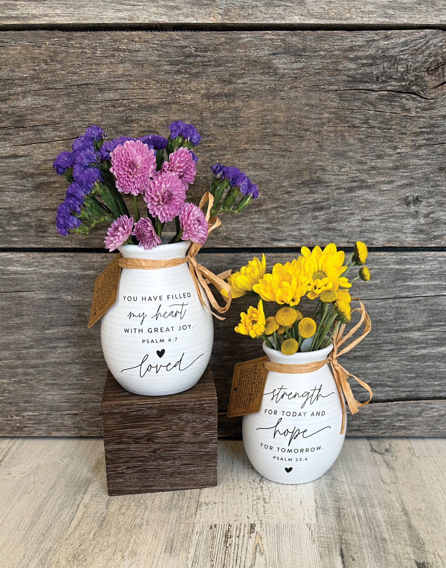 LCP Vase Textured Hold Hope Strength & Hope