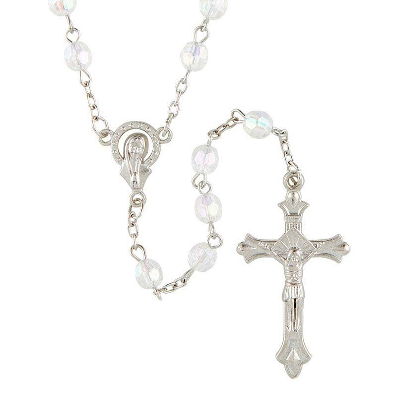 Clear Bead Rosary