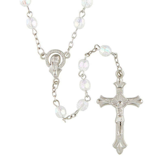 Clear Bead Rosary