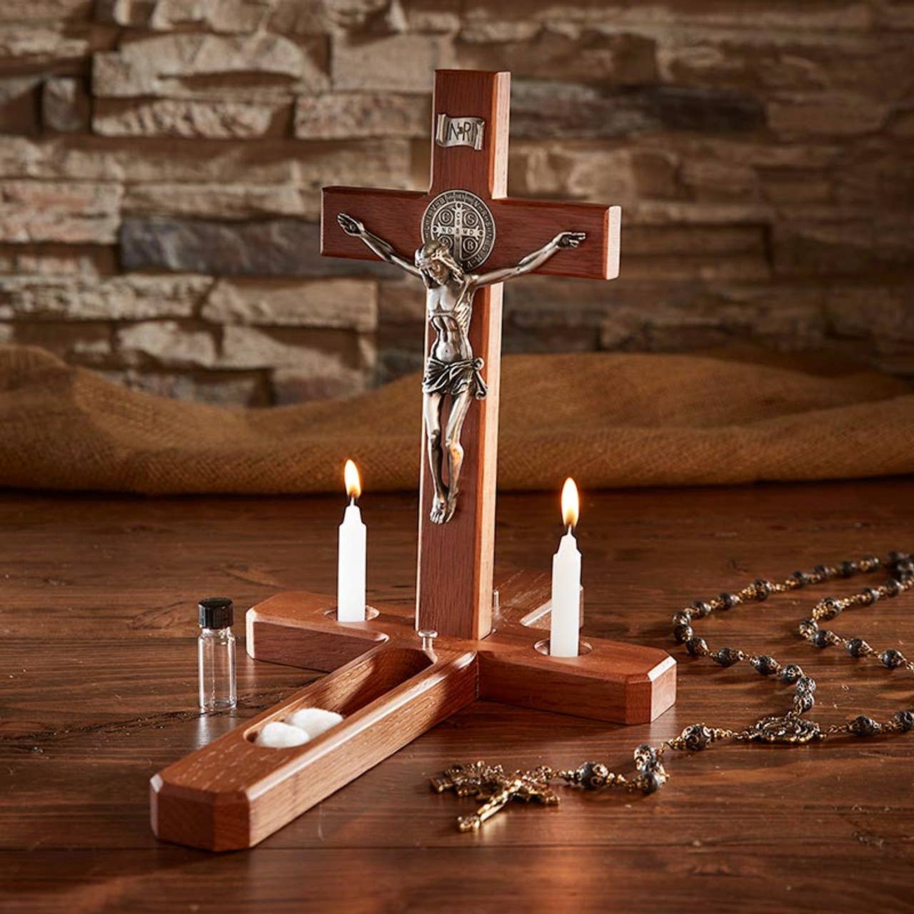 Saint Benedict crucifix sick
