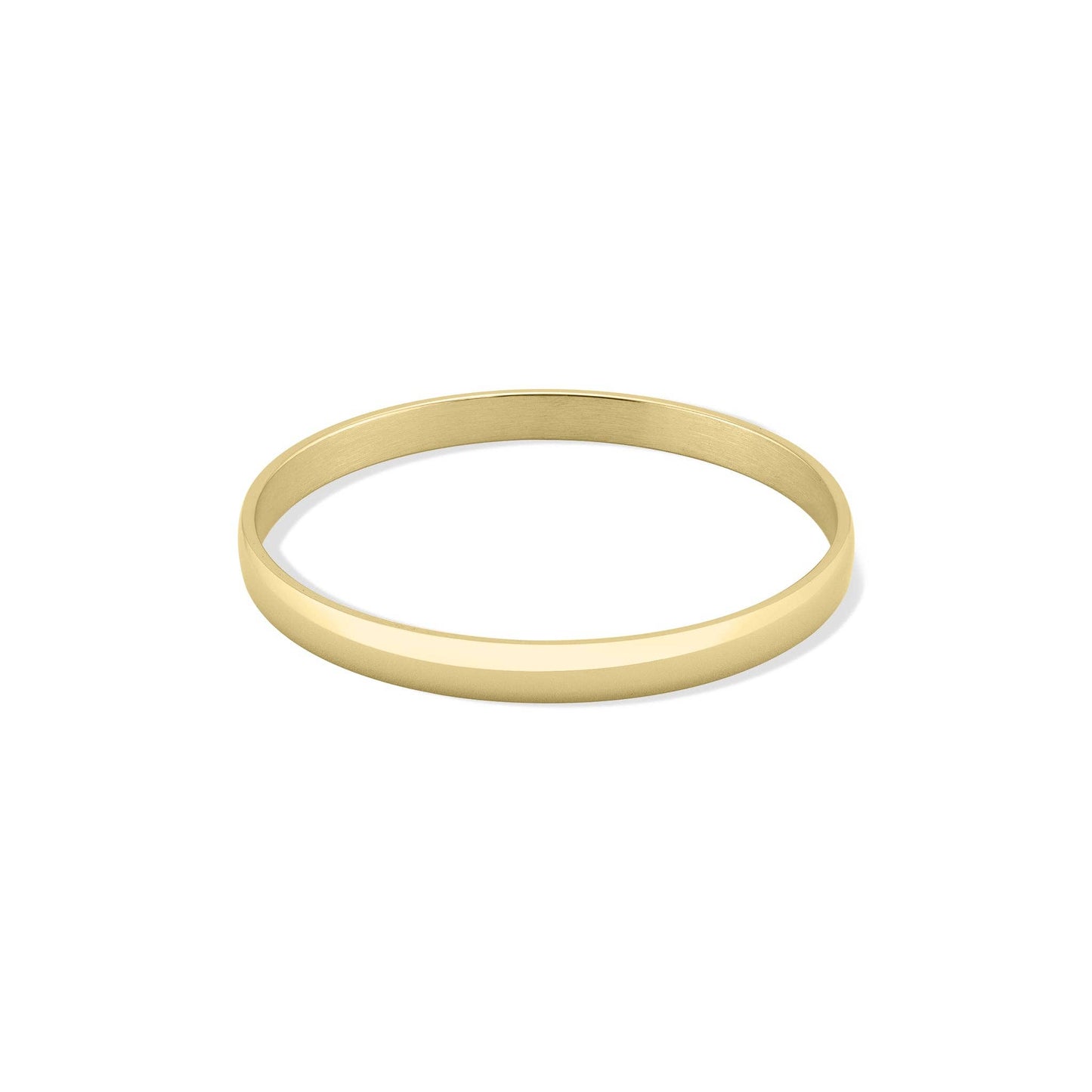 18K Gold PVD Coated Engravable Stainless Steel Bangle