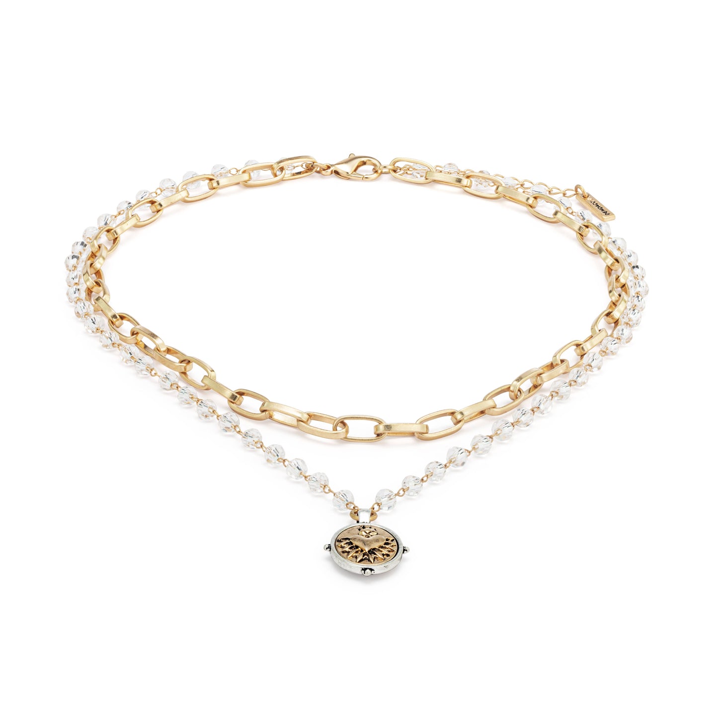 Sacred Heart Necklace - Gold