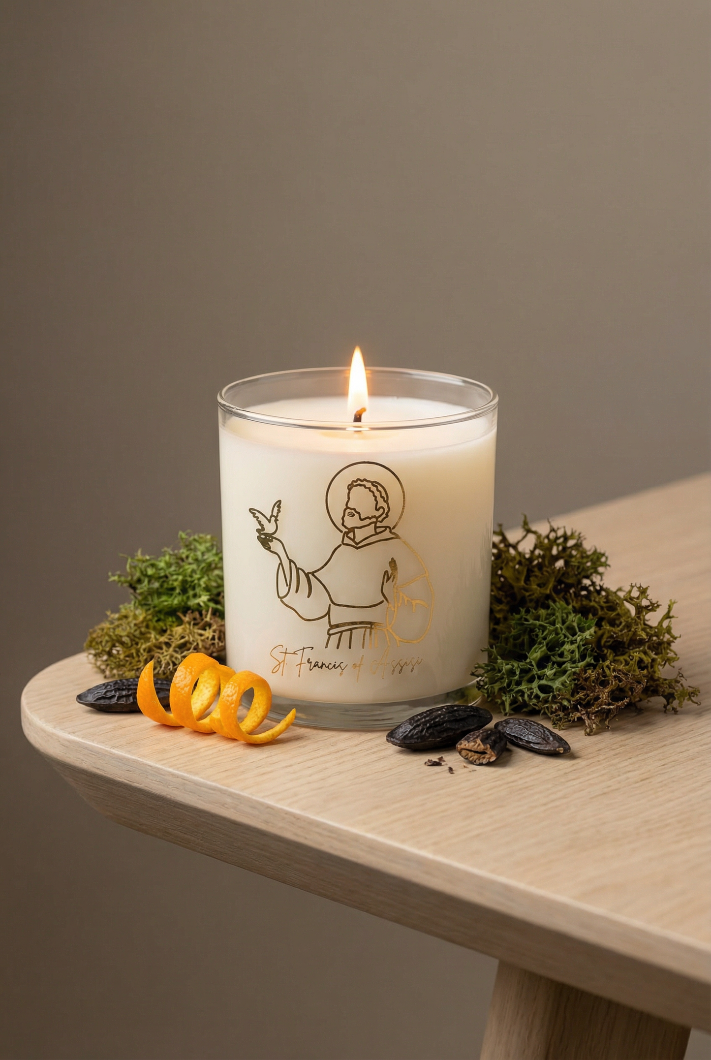 Saint Francis of Assisi Soy Candle