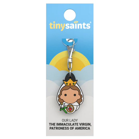 Tiny Saints Charm The Immaculate Virgin, Patroness of America