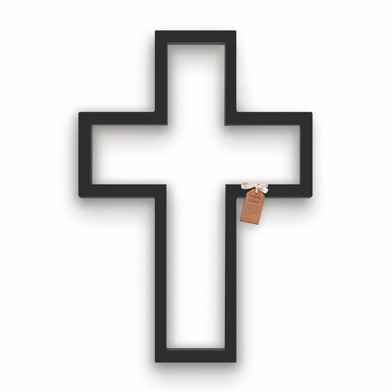 The Open Cross Collection - Black Open Cross - 34"H
