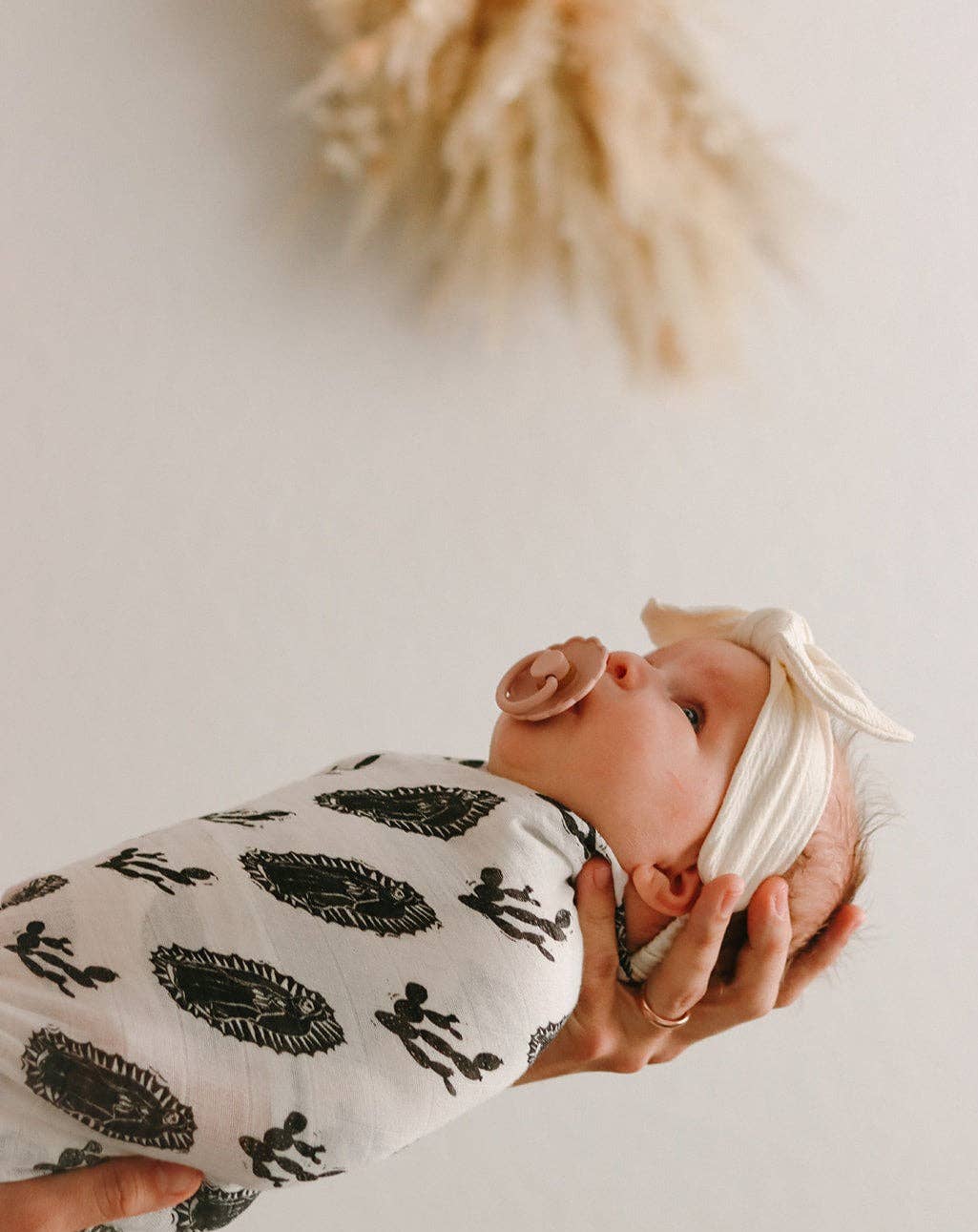 Our Lady of Guadalupe Muslin Swaddle Baby Blanket