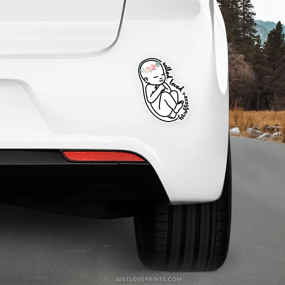 Pro-Life Baby Car Magnet