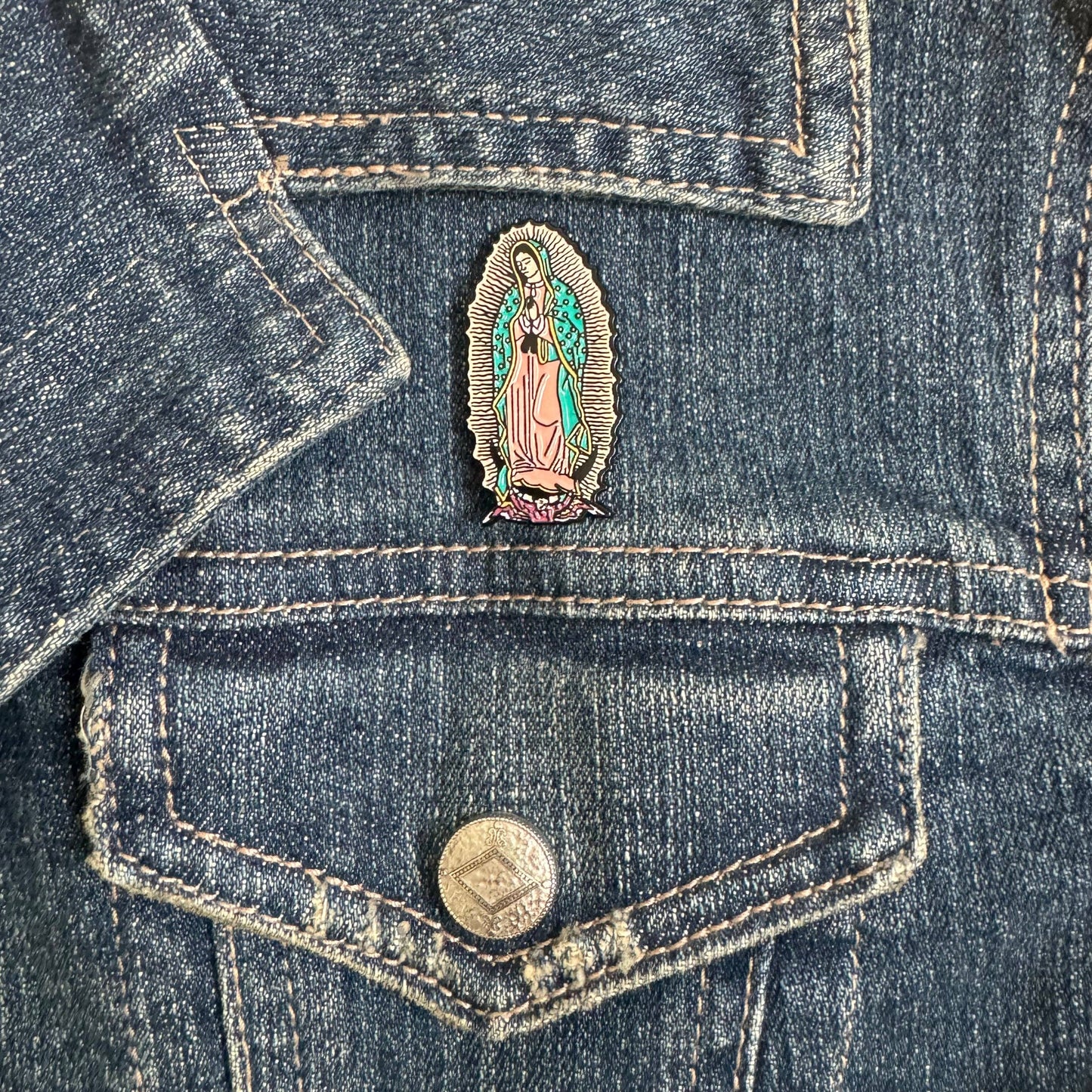 Our Lady Of Guadalupe  Enamel Pin