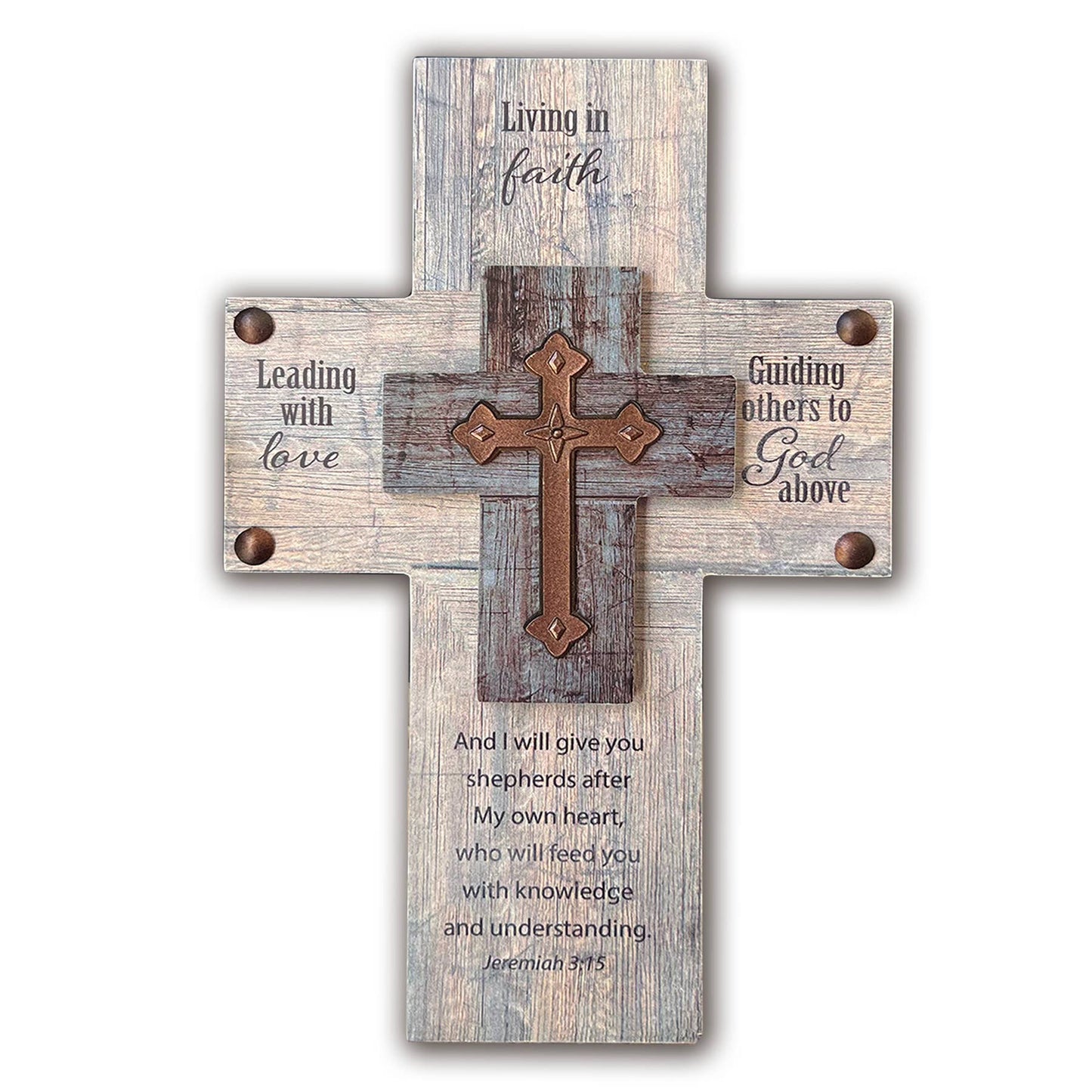 Living in Faith Standing Cross