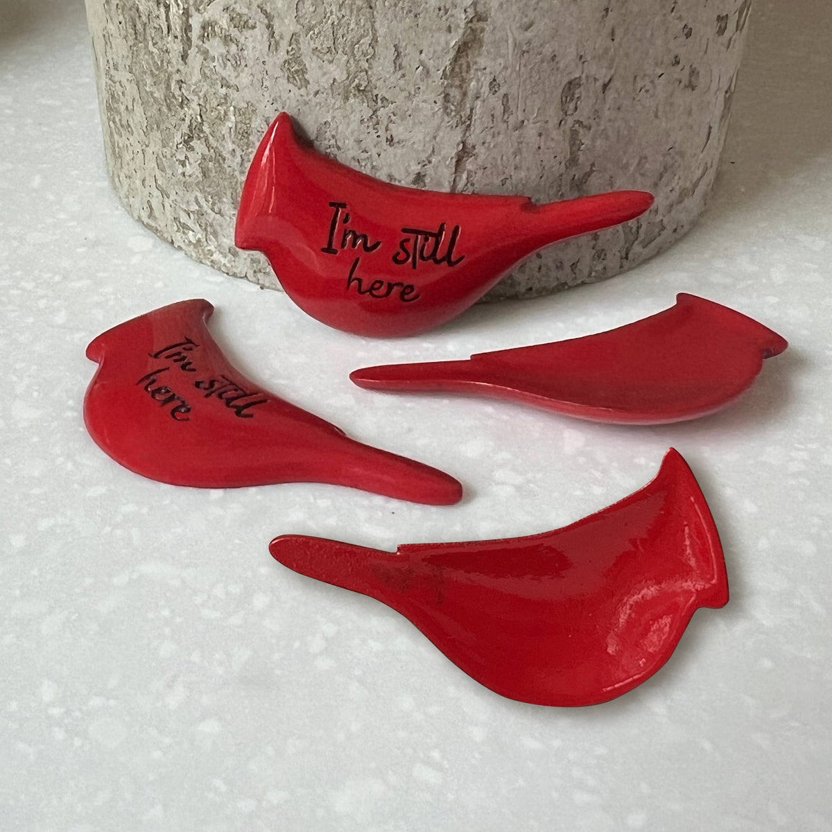 Cardinal Thumb Stone