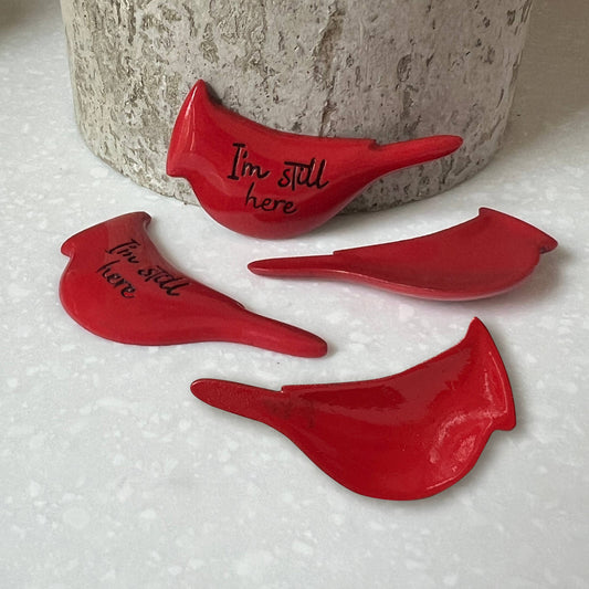 Cardinal Thumb Stone