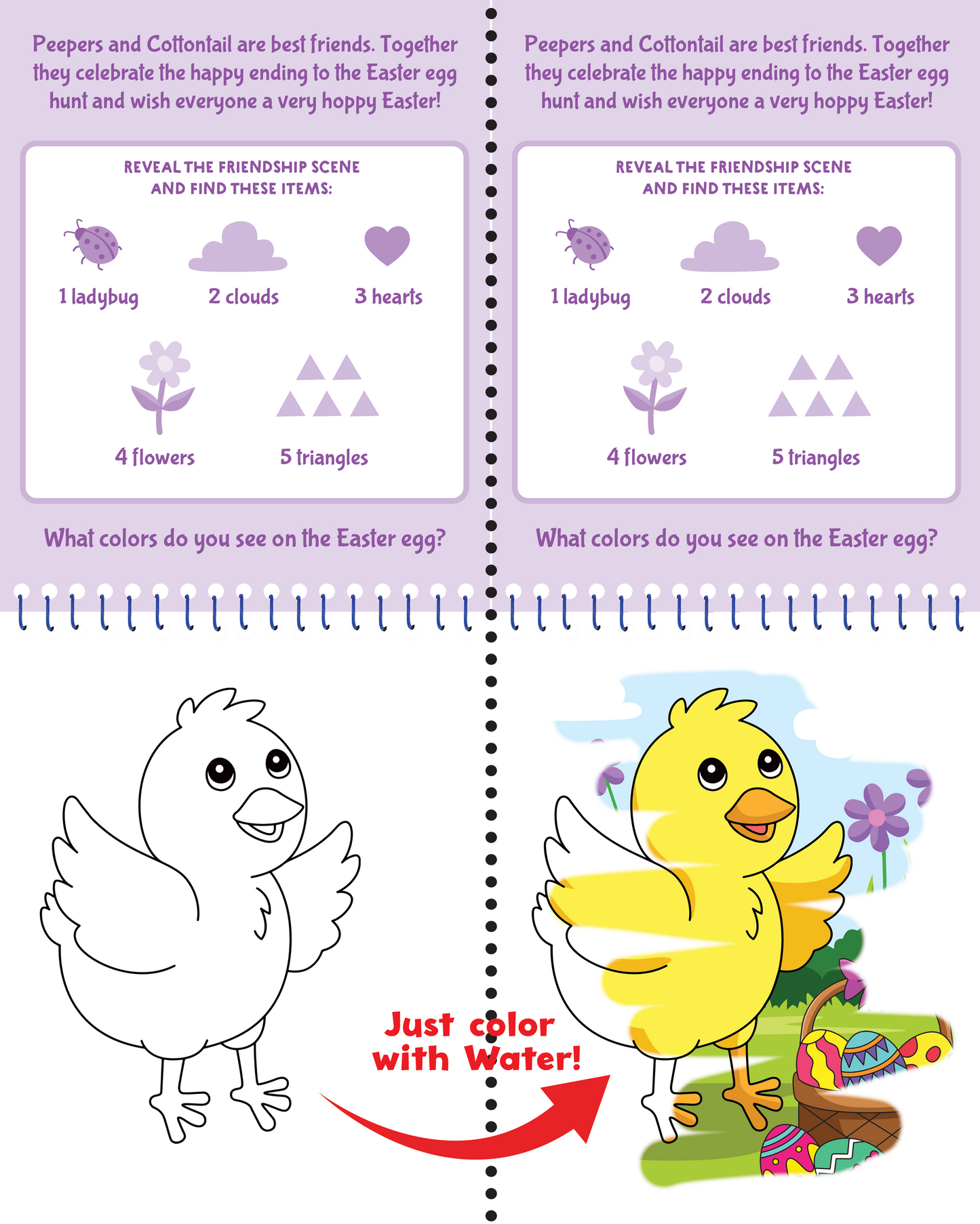 Color With Water - Easter