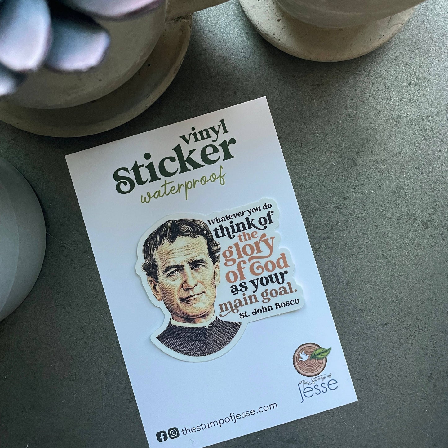 St. John Bosco Catholic Sticker
