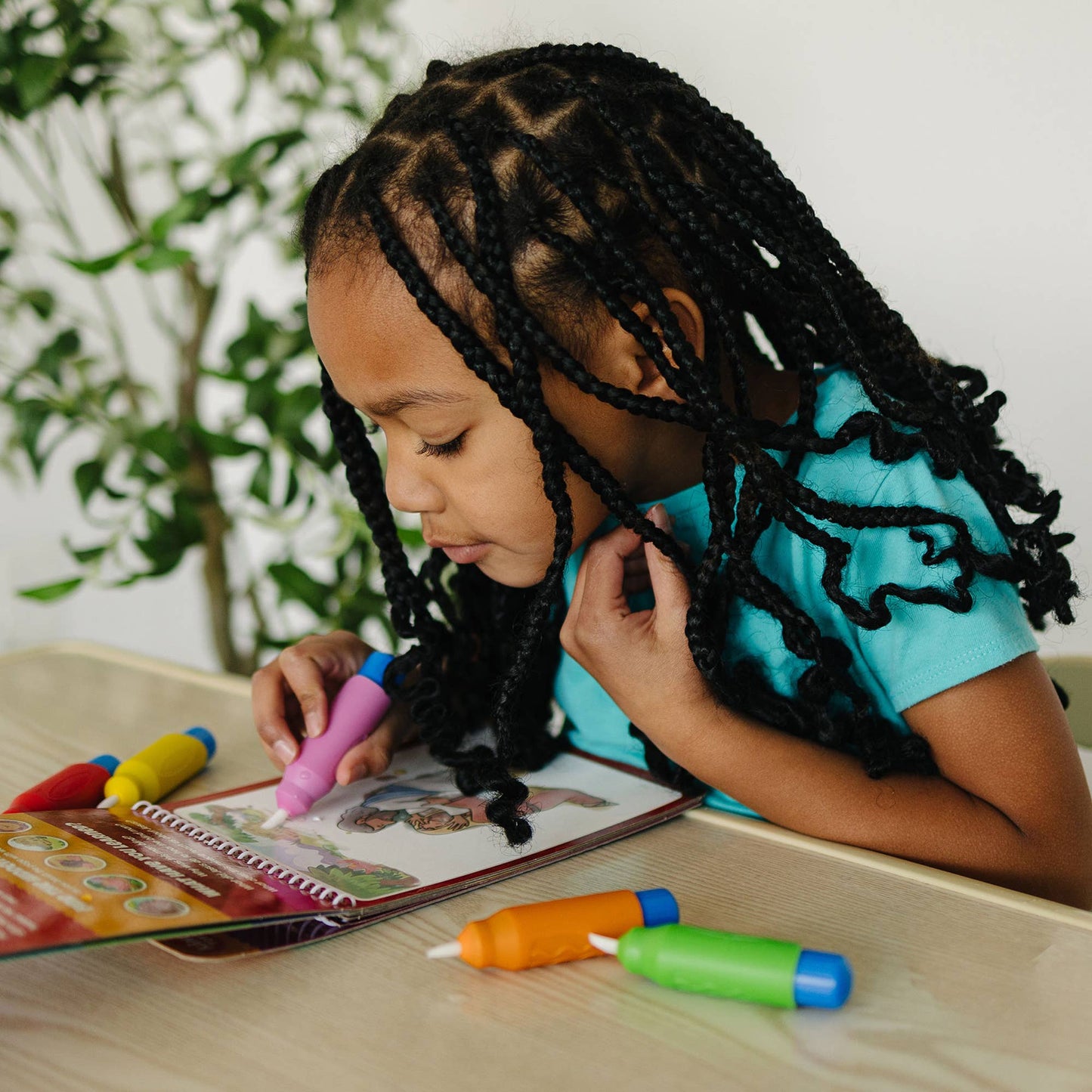 New Testament #2 Aqua Brush Activity Book, Reusable Travel Activity