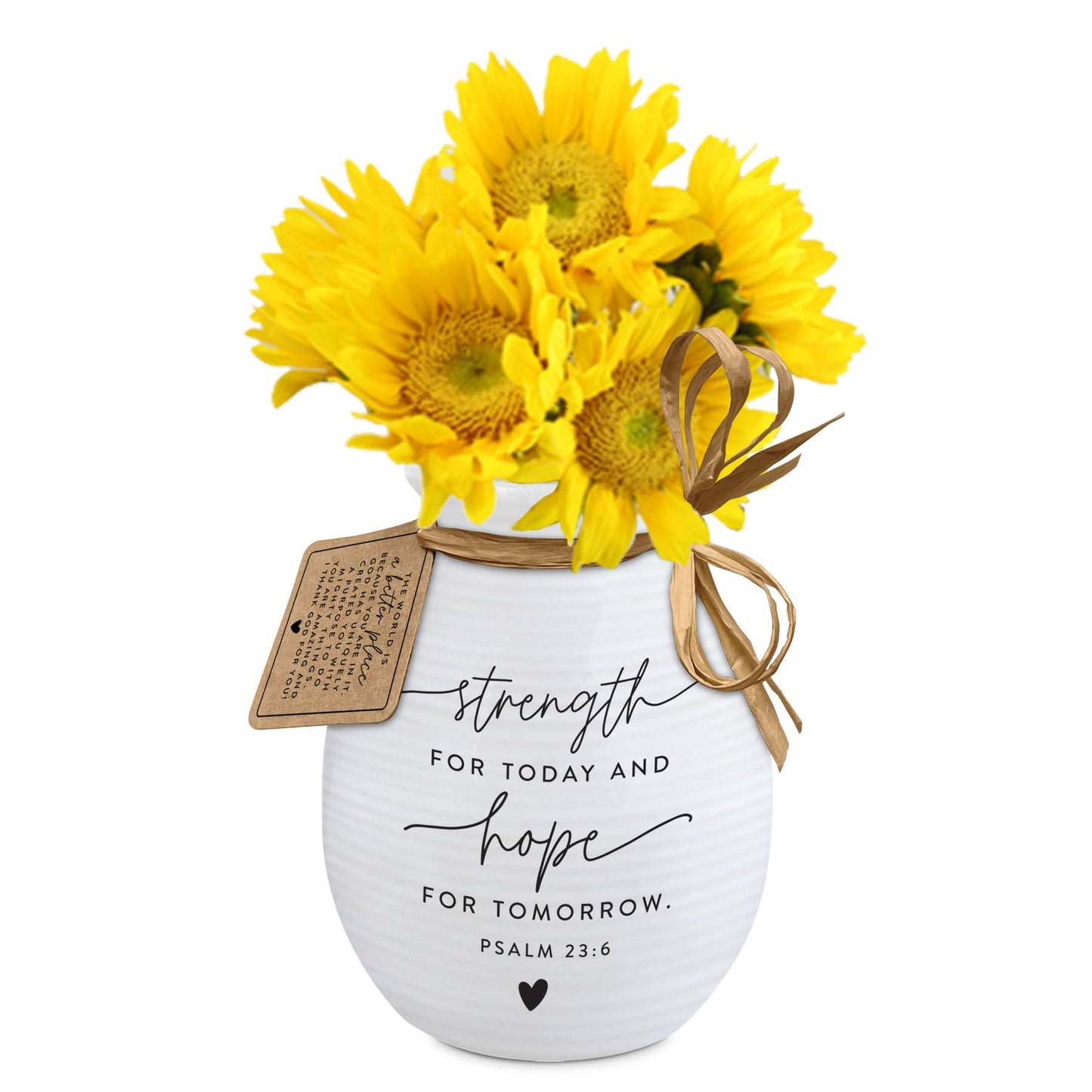 LCP Vase Textured Hold Hope Strength & Hope