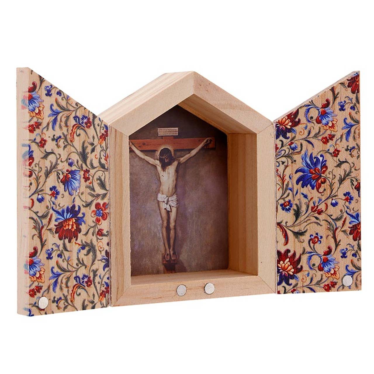 Crucifix Diptych 4x3"
