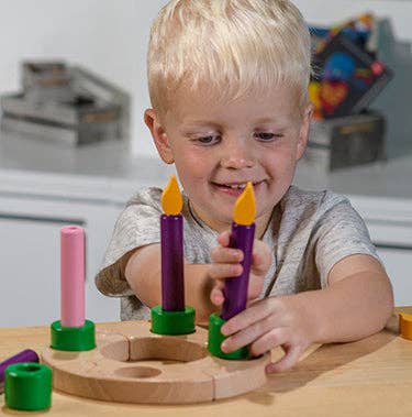 Advent Wreath for Building and Playing