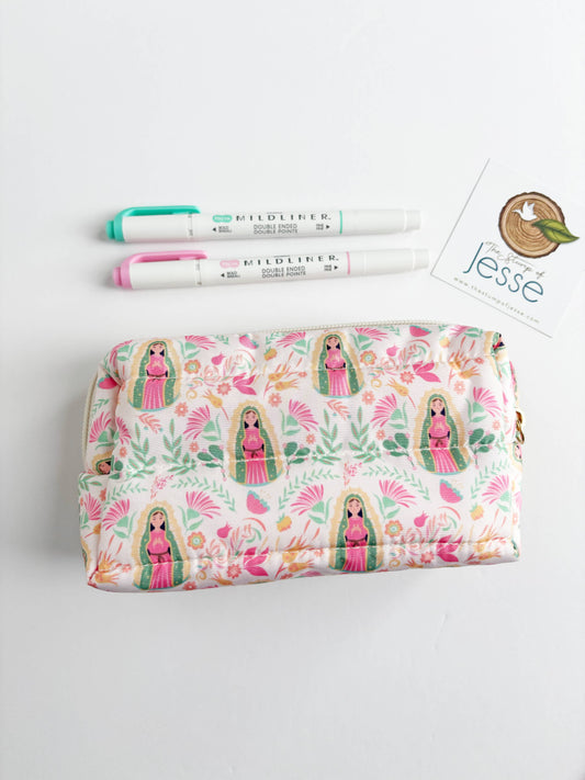 Our Lady of Guadalupe Puffer Pouch
