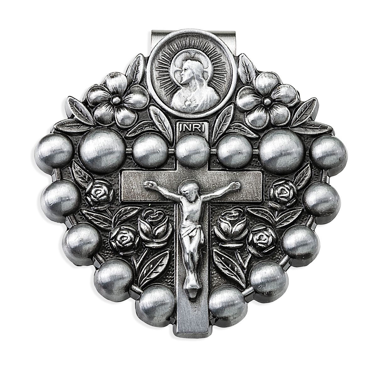 Rosary Auto Visor Clip