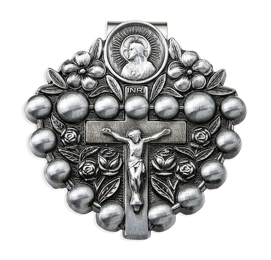 Rosary Auto Visor Clip