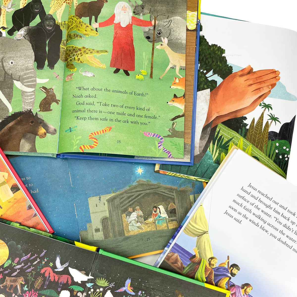 Best-Loved Bible Stories 8-Book Children's Library Set