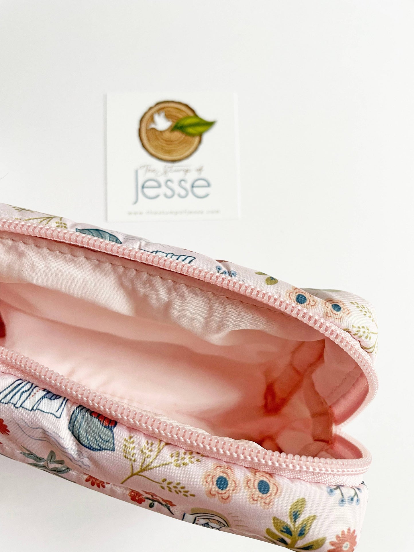 Our Lady of Lourdes Waterproof Puffer Pouch