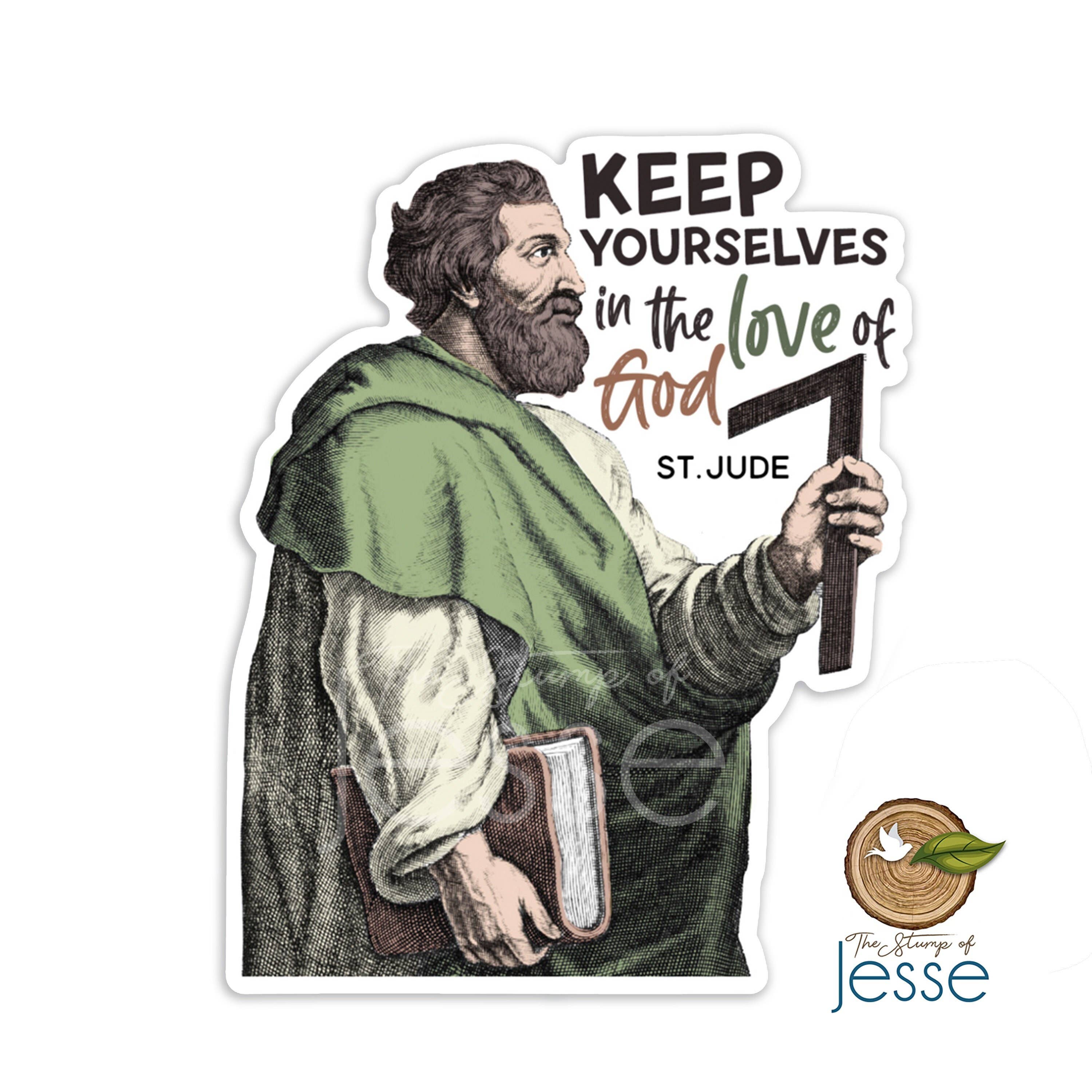 St. Jude Apostle Catholic Sticker – St. George