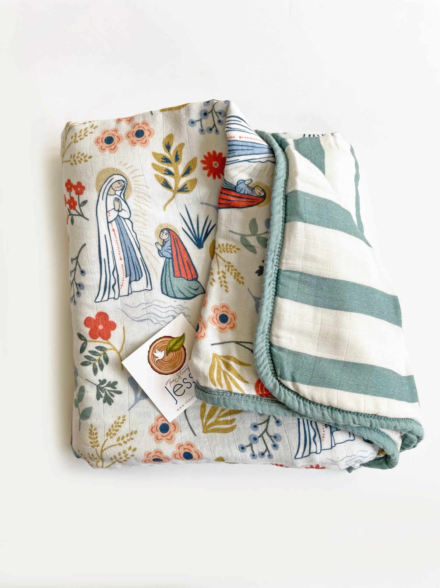 Our Lady of Lourdes & St. Bernadette Quilt