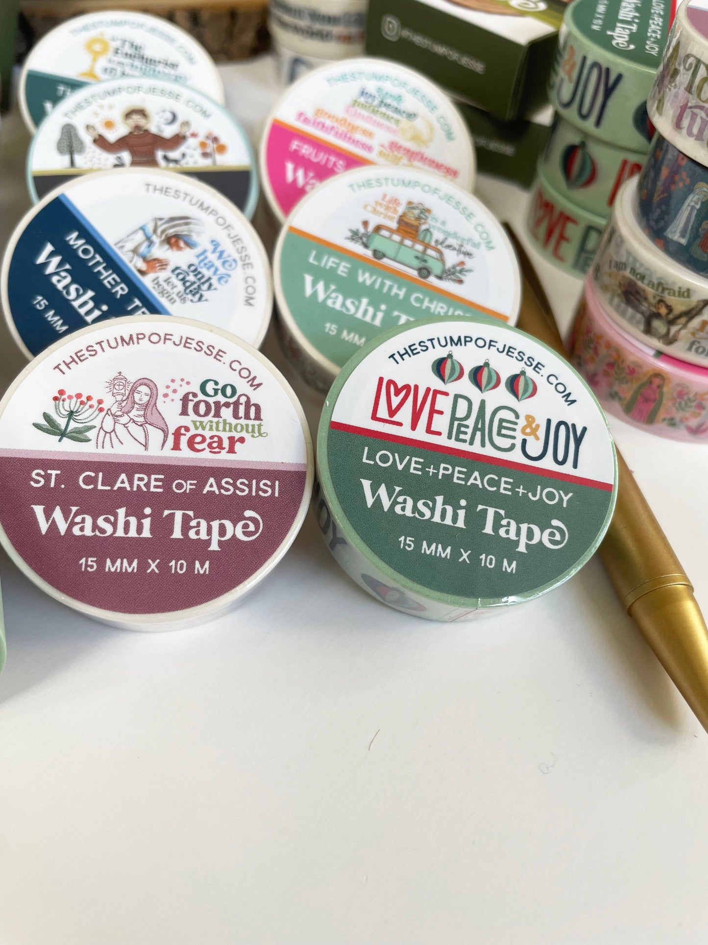 Totus Tuus Washi Tape | Catholic Washi Tape | 15mm x 10m