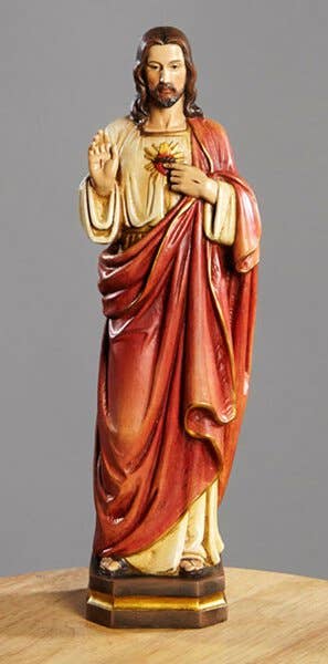 Sacred Heart 12" Statue