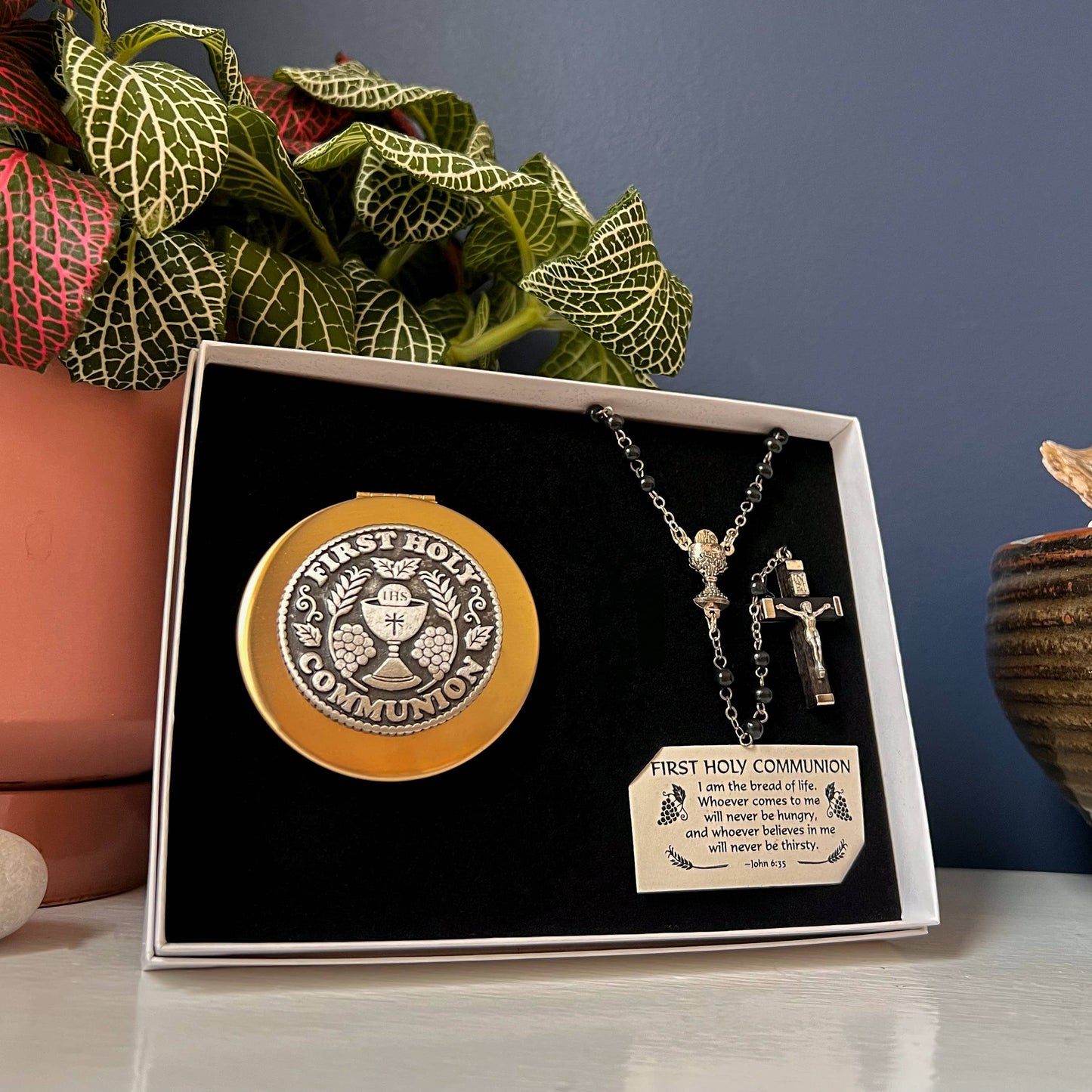Communion Rosary Gift Set for Boy