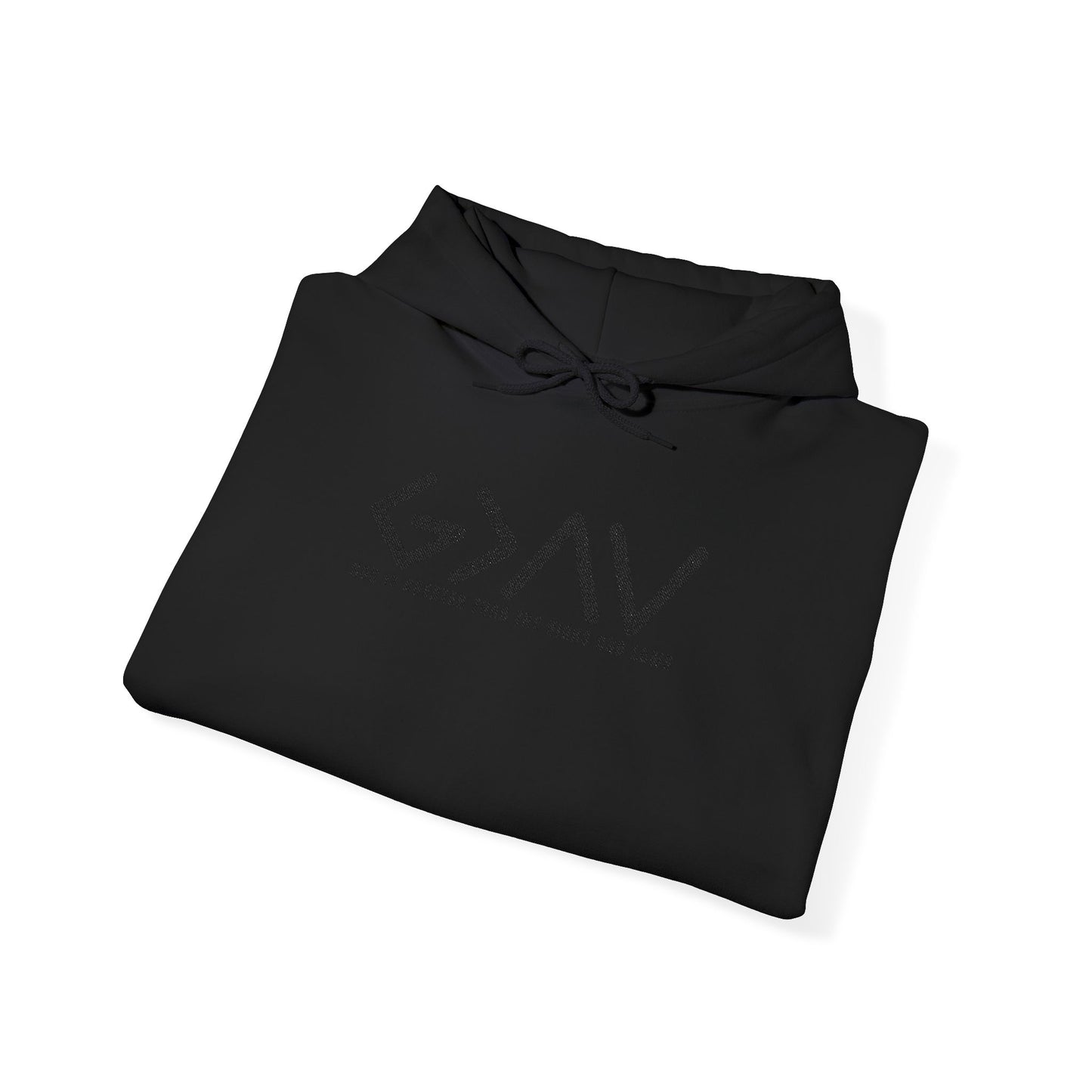 GDAV Minimal Logo Hoodie — Distressed Graphic Pullover