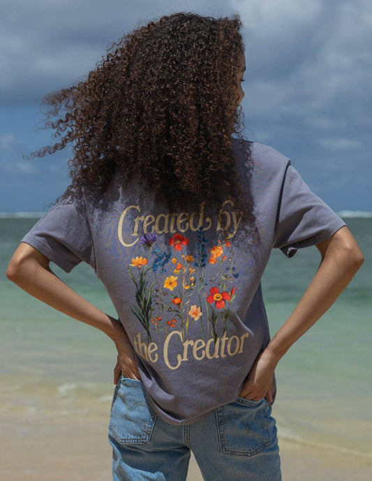 Created by the Creator Plum Unisex Tee