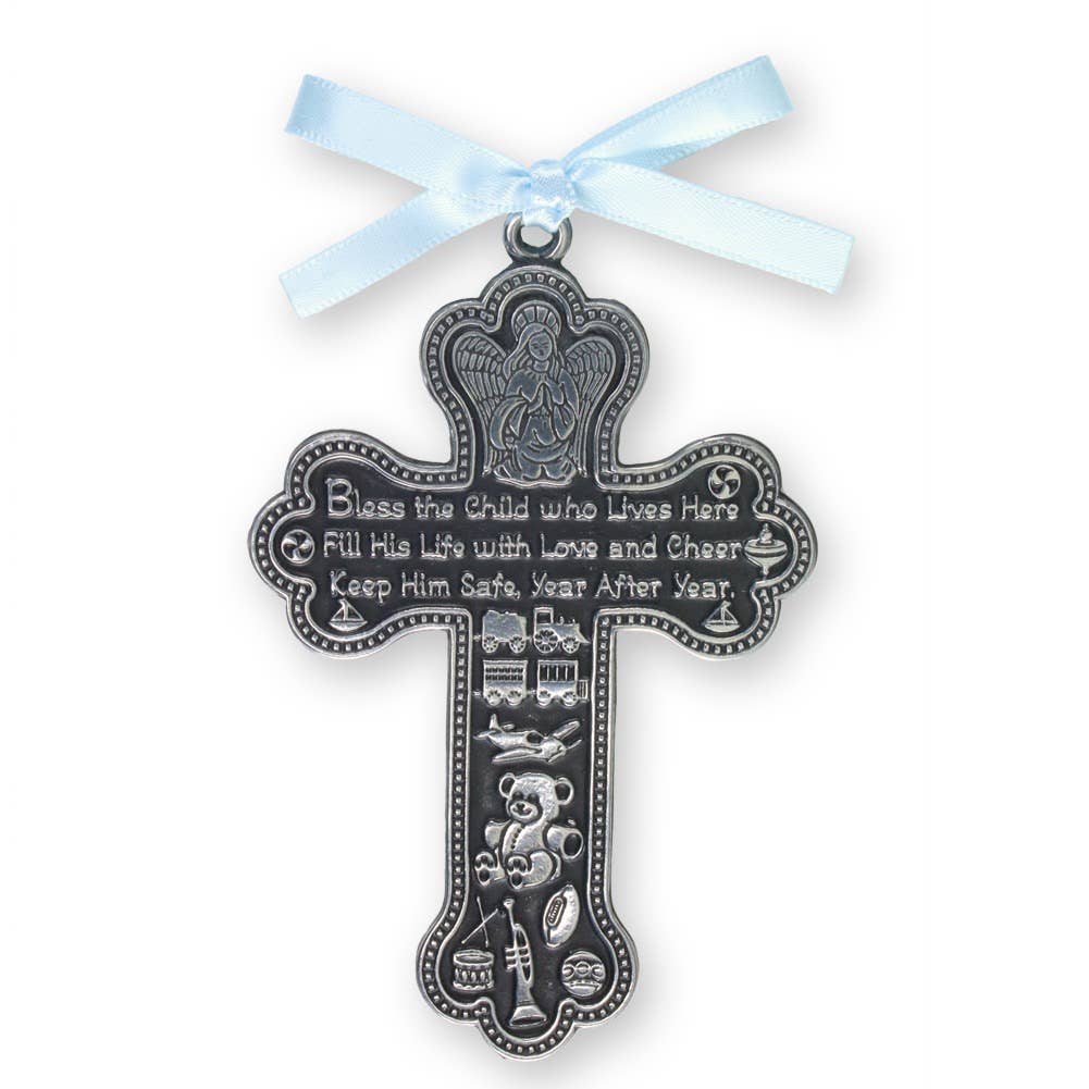 Baby Boy Crib Cross