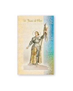 St. Joan of Arc Biography Card
