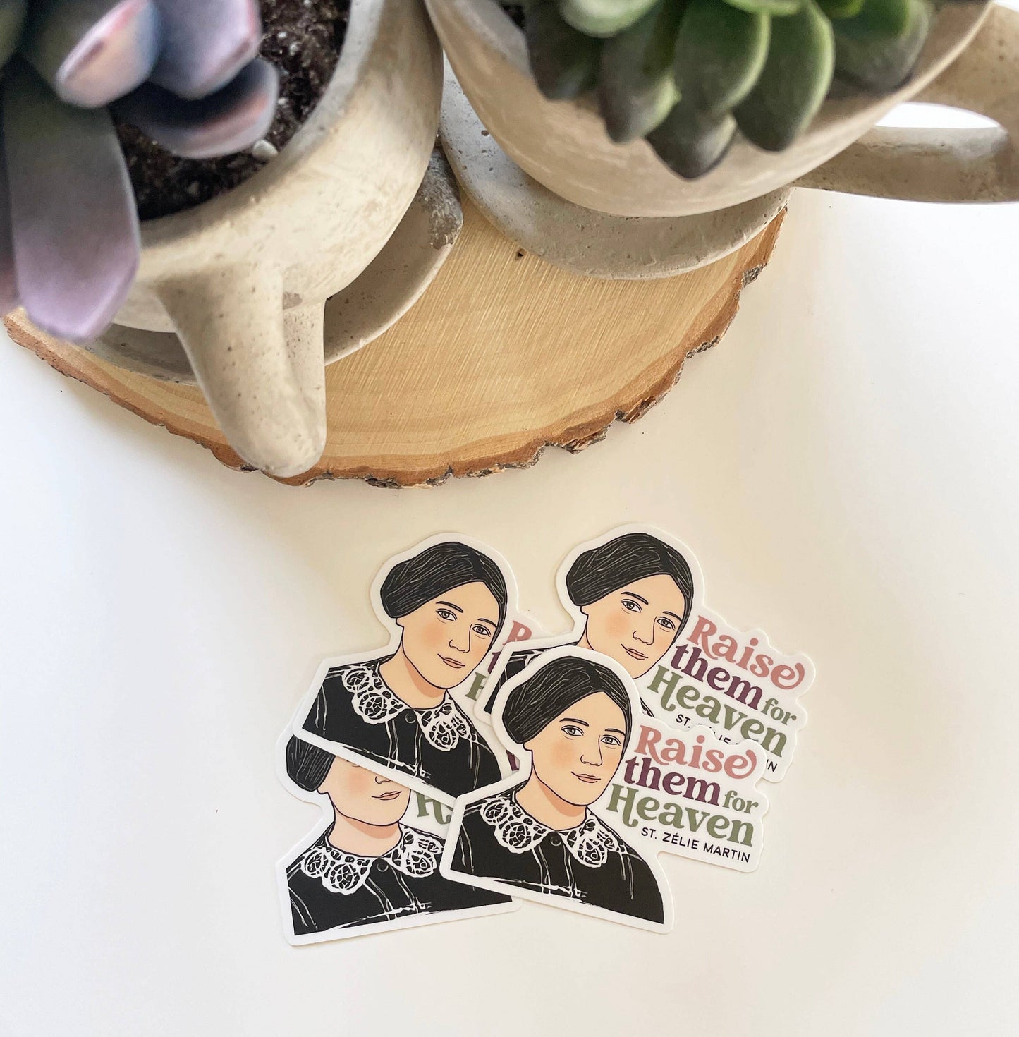 St. Zelie Martin Waterproof Catholic Sticker