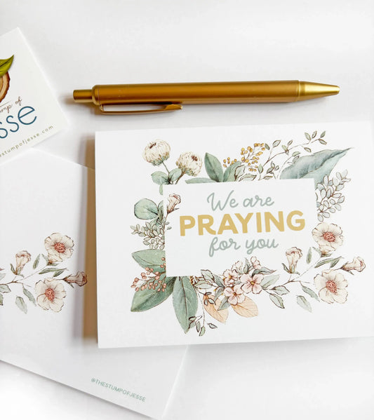 We are Praying for You Greeting Card