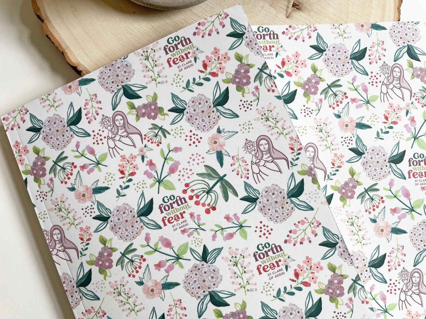 St. Clare of Assisi Notebook & Journal I Catholic Gift