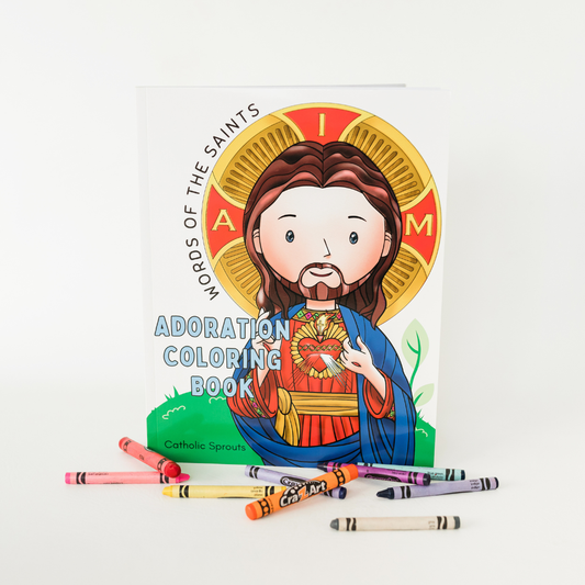 The Adoration Coloring Book from Catholic Sprouts