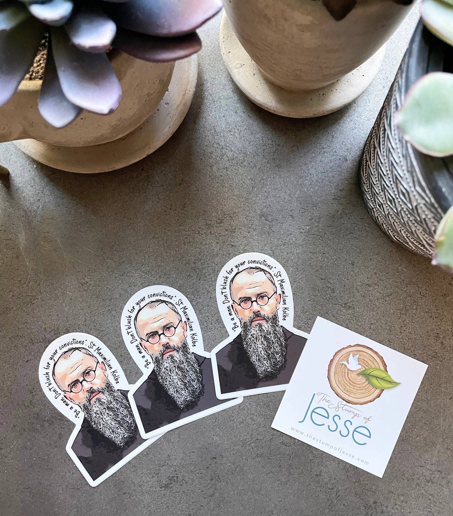 St. Maximilian Kolbe Catholic Sticker