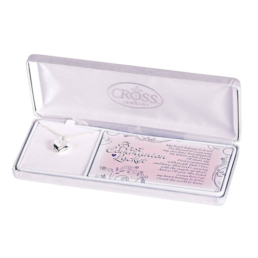 Locket Necklace Communion Heart Belongs