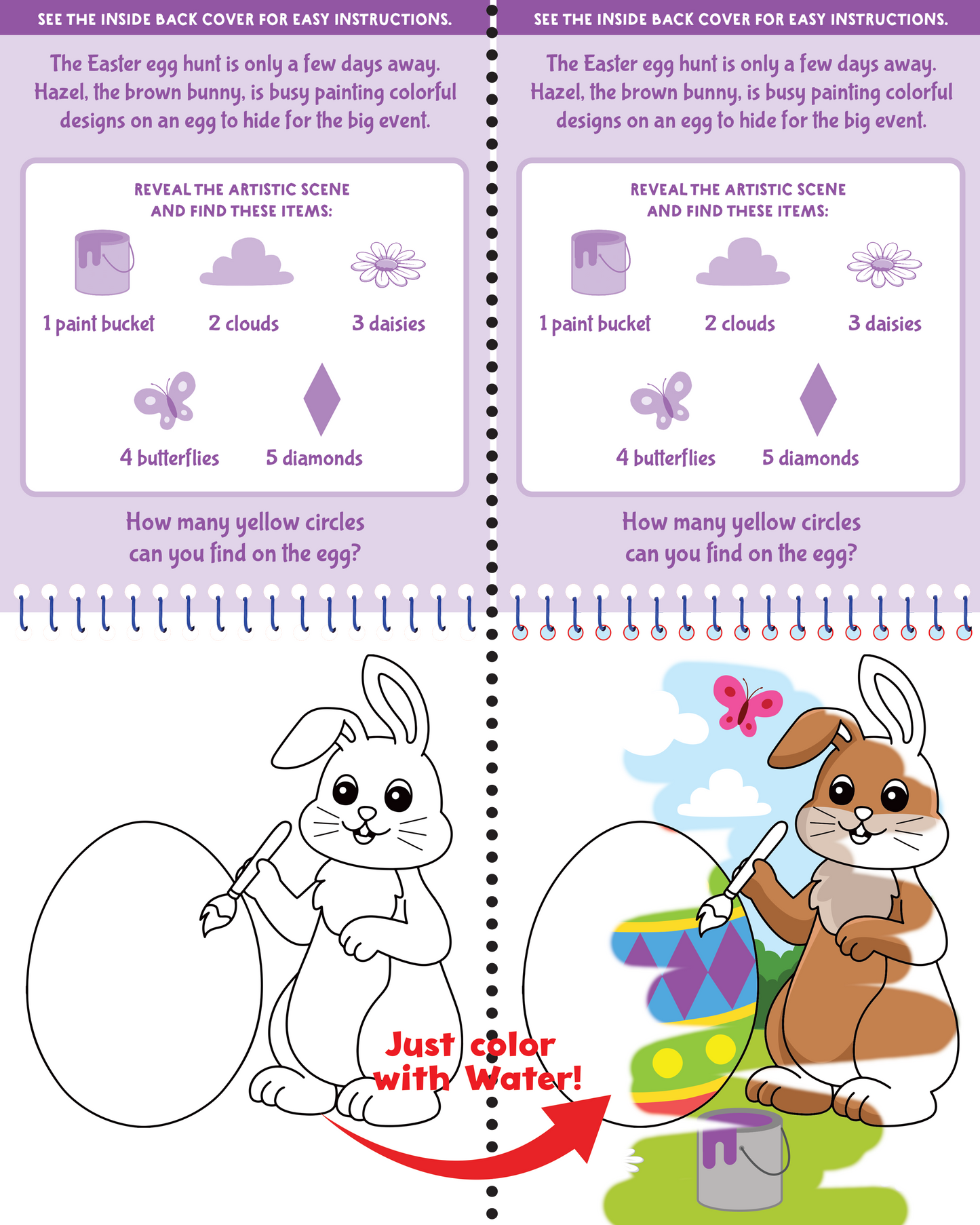 Color With Water - Easter