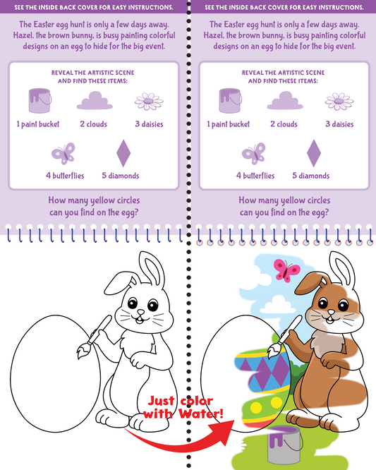 Color With Water - Easter